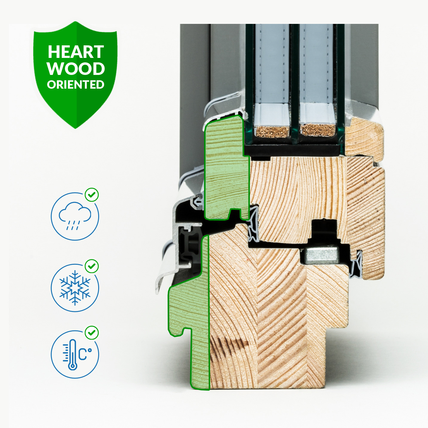 Kantówki HEART WOOD ORIENTED